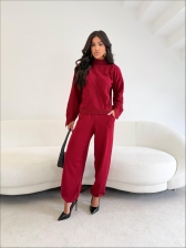 CONJUNTO FLORAL - VERMELHO