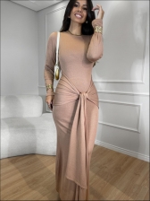VESTIDO LONGO KIMBERLY - BEGE NOVO