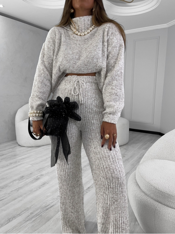 CONJUNTO MOUSSE AURORA - Branco mescla