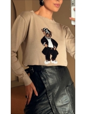 BLUSA URSO LAUREN - AREIA