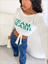 CROPPED TEAM BRASIL - BRANCO
