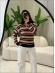 BLUSA POLO ADRIANA - PRETO/BEGE NOVO