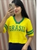 CROPPED NEW BRASIL - AMARELO