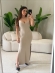 VESTIDO ALESSANDRA - AREIA