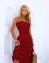 VESTIDO TOMARA QUE CAIA  ARETHA - Vermelho cherry