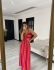 VESTIDO LONGO KATY - Pink/Laranja/Vermelho