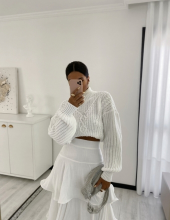 CROPPED RELEVO MAQUINA 3 GOLA ALTA