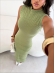 VESTIDO GEISE - VERDE MALVA