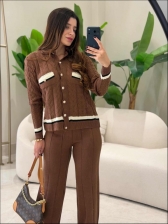 CONJUNTO ELISANGELA - CARAMELO