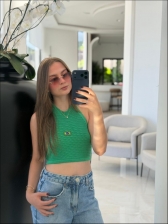 TOP APLIQUE BANDEIRA - VERDE BANDEIRA