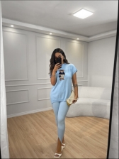 BLUSA URSO JOSY - AZUL BEBE