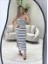 VESTIDO EMILY - AZUL BEBE COM AZUL ESCURO E OFF
