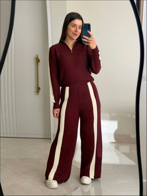 CONJUNTO BICOLOR HELO - VINHO