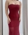 VESTIDO TOMARA QUE CAIA  SASHA - Vermelho cherry