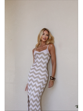 VESTIDO ZIGZAG LUREX
