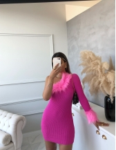 VESTIDO MULA MANCA PELE - Pink