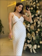 VESTIDO BALI RELEVO - BRANCO