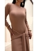 VESTIDO LONGO KIMBERLY - BEGE NOVO