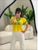 CROPPED NEW BRASIL - AMARELO