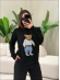 BLUSA MOUSSE URSO BRUNA - PRETO