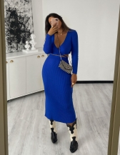 CONJUNTO TIRAS DUBAI - Azul bic