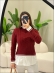 BLUSA BICOLOR VANESSA - MARSALA/OFF WHITE