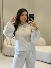 CONJUNTO MOUSSE LIGIA - BRANCO MESCLA