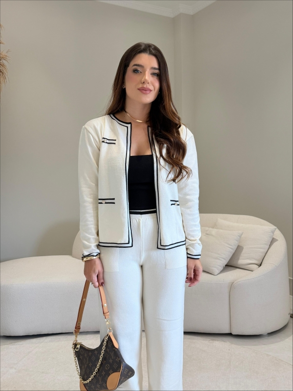 CONJUNTO MODAL  ELIZETE - OFF WHITE