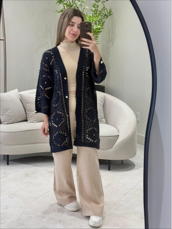 CARDIGAN RENDADO ADELAIDE