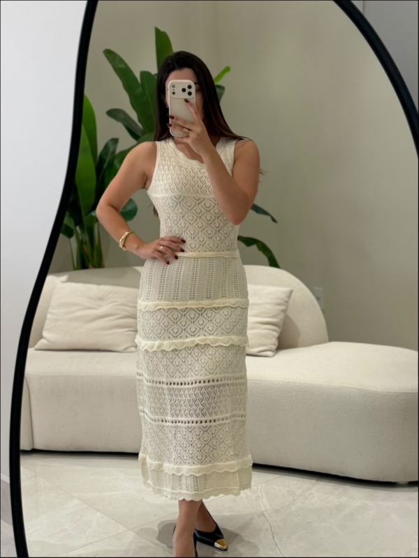 VESTIDO CHARLENE - OFF WHITE