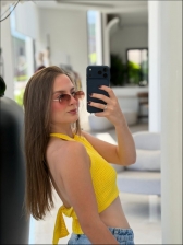 TOP APLIQUE BANDEIRA - AMARELO