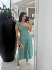 VESTIDO AMALIA - VERDE MENTA