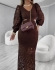 VESTIDO DUBAI - Marrom