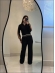 CONJUNTO LISTRAS LUCIANA - PRETO
