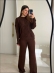 CONJUNTO LINHA RAYLLA - MARROM