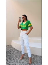 CROPPED NEW BRASIL - VERDE BANDEIRA