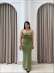 VESTIDO TOMARA QUE CAIA BABADO - VERDE MENTA