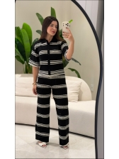 CONJUNTO MODAL LISSANDRA - Preto com dunas