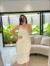 VESTIDO MIDI VALERI - OFF WHITE