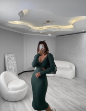 VESTIDO INVERNO MARIA - Verde Militar