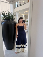 VESTIDO CARLOTA - AZUL MARINHO