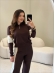 CONJUNTO MODAL MEIRE - MARROM