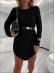 MAXI TRICOT VERUSKA - Preto