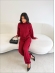 CONJUNTO FLORAL - VERMELHO