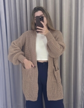 CARDIGAN ESMERALDA - Bege novo