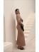VESTIDO LONGO KIMBERLY - BEGE NOVO