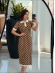 VESTIDO POLO POÁ - BRONZE COM OFF WHITE