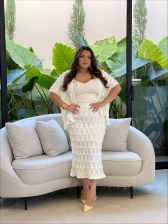 CONJUNTO LENY RELEVO - OFF WHITE