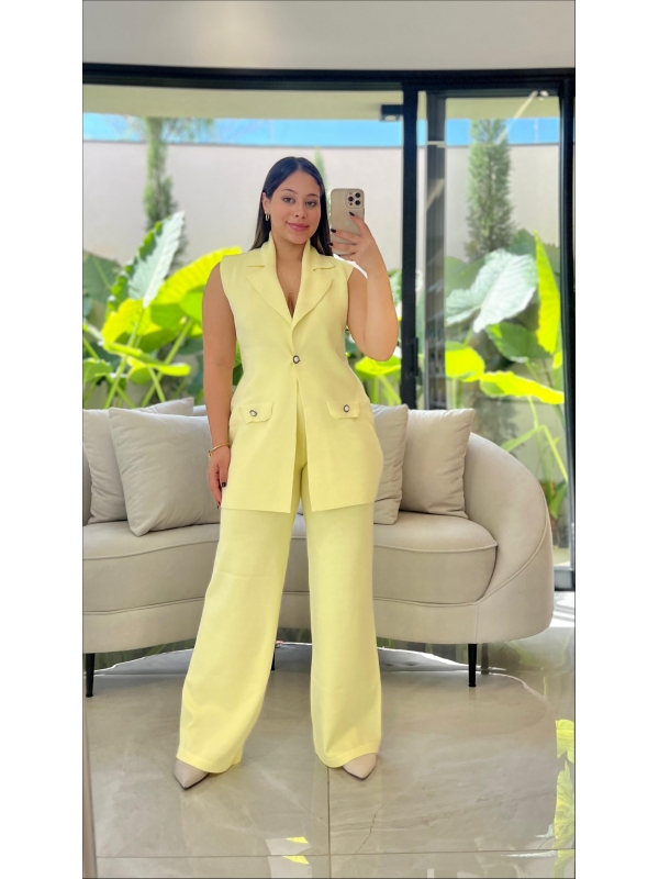 COLETE AVULSO AGNES - AMARELO