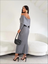 VESTIDO SUYANE - Grafite